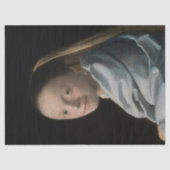 Papier Mousseline Johannes Vermeer - Étude d'une jeune femme (Recto)