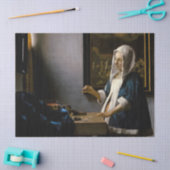 Papier Mousseline Johannes Vermeer - Femme tenant un équilibre (Artisanat)