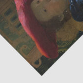 Papier Mousseline Johannes Vermeer - Fille avec un Casquette rouge (Détail)