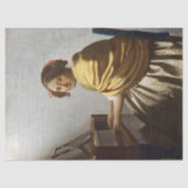 Papier Mousseline Johannes Vermeer - Jeune femme assise à Virginal (Recto)