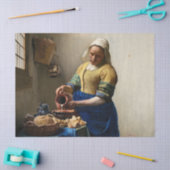 Papier Mousseline Johannes Vermeer - La Milkmaid (Artisanat)