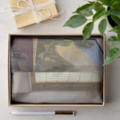 Papier Mousseline Johannes Vermeer - Lady debout dans une virginale (Cadeau)