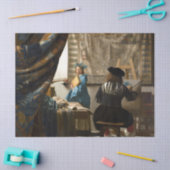 Papier Mousseline Johannes Vermeer - L'Allégorie de la Peinture (Artisanat)