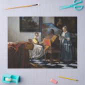 Papier Mousseline Johannes Vermeer - Le Concert (Artisanat)