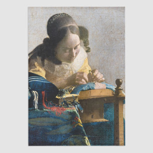 Papier Mousseline Johannes Vermeer - Le Lacemaker