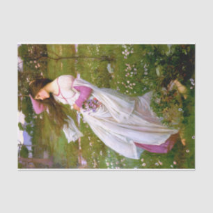 Papier Mousseline John William Waterhouse Windflowers Windswept