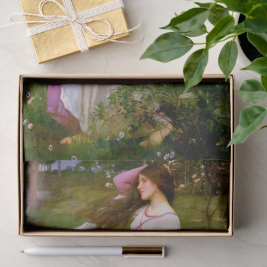 Papier Mousseline John William Waterhouse Windflowers Windswept (Cadeau)