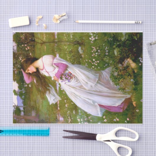 Papier Mousseline John William Waterhouse Windflowers Windswept (Artisanat)