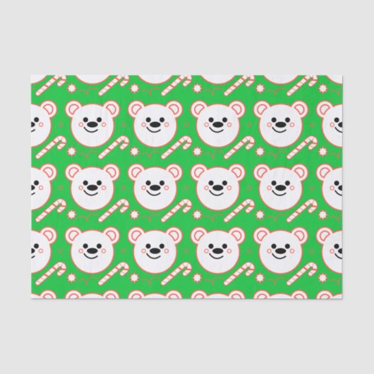 Papier Mousseline Joie à l'ours polaire (Recto)