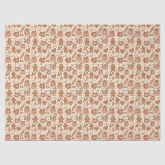 Papier Mousseline Joie de pain d'épices (Recto)