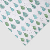 Papier Mousseline Joli arbre de Noël vert (Détail)