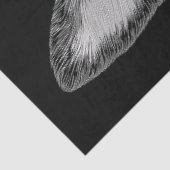 Papier Mousseline Joli Black & Blanc Steampunk Puppy T7 Découpage (Détail)