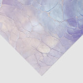 Papier Mousseline Joli bleu mauve perle blanc (Détail)
