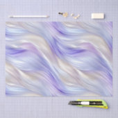 Papier Mousseline Joli bleu violet brunes blanches (Artisanat)