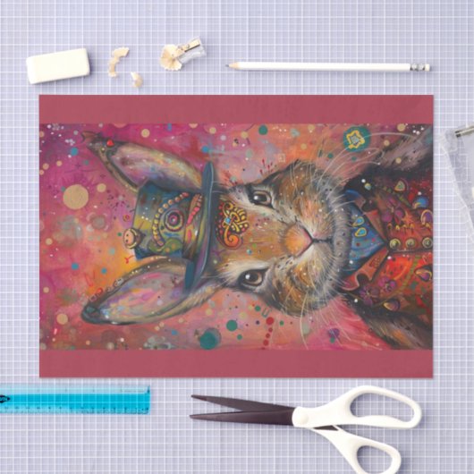 Papier Mousseline Joli Bunny (Artisanat)