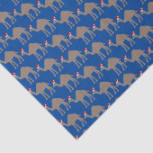 Papier Mousseline Joli Camel de Noël Motif (Détail)