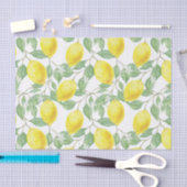 Papier Mousseline Joli citron Motif Tissu / Papier d'artisanat (Artisanat)