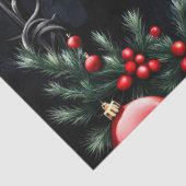 Papier Mousseline Joli elfe de Noël gothique. (Détail)