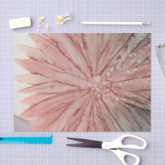 Papier Mousseline Joli en papier Tissu rose (Artisanat)