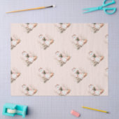 Papier Mousseline Joli Fantôme rose avec Enfants Rose Halloween (Artisanat)