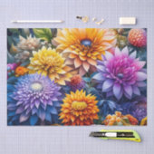 Papier Mousseline Joli Floral Ai Art (Artisanat)