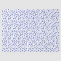 Joli floral bleu et blanc