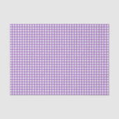Papier Mousseline Joli Gingham Violet (Recto)