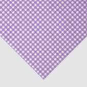 Papier Mousseline Joli Gingham Violet (Détail)