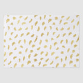 Papier Mousseline Joli Gold Glam blanc Abstrait (Recto)