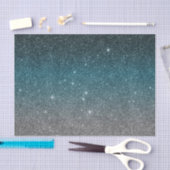 Papier Mousseline Joli gradient de parties scintillantes de Faux (Artisanat)