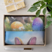 Papier Mousseline Joli lapin de Pâques Brown (Cadeau)