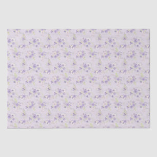 Papier Mousseline Joli lavande design floral lancer oreiller