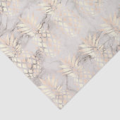 Papier Mousseline Joli marbre d'ananas en cuivre rose (Détail)