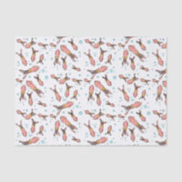 Joli motif caricature de calmar rose
