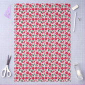 Papier Mousseline Joli motif cerise esthétique | Cerise rouge sans c (Artisanat)