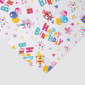 Papier Mousseline Joli Motif d'anniversaire (Détail)