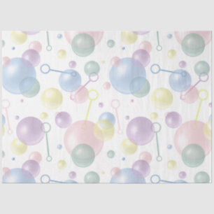 Papier Mousseline Joli Motif de bulle coloré