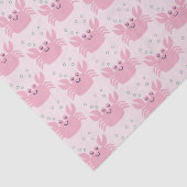 Papier Mousseline Joli Motif de crabe rose (Détail)