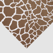 Papier Mousseline Joli motif de girafe safari (Détail)