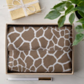 Papier Mousseline Joli motif de girafe safari (Cadeau)