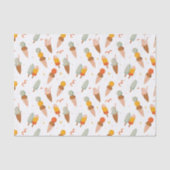 Papier Mousseline Joli Motif de glace estivale (Recto)