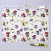 Papier Mousseline Joli Motif de panneaux aquarelle (Artisanat)