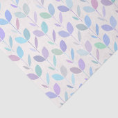 Papier Mousseline Joli Motif feuille moderne du milieu du siècle (Détail)