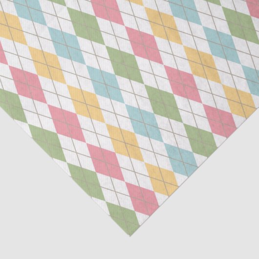 Papier Mousseline Joli Motif Jacquard Pastel (Détail)