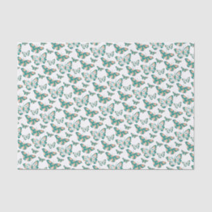 Papier Mousseline Joli Motif papillon floral