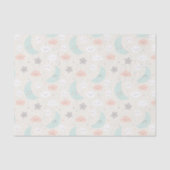 Papier Mousseline Joli Motif Pastel Sky souriant (Recto)