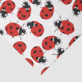 Papier Mousseline Joli Motif rouge et noir Ladybug (Détail)