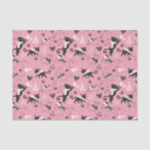 Papier Mousseline Joli Noël Kitty Chat Motif (Recto)