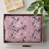 Papier Mousseline Joli Noël Kitty Chat Motif (Cadeau)