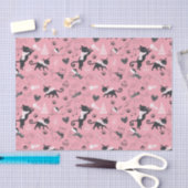 Papier Mousseline Joli Noël Kitty Chat Motif (Artisanat)